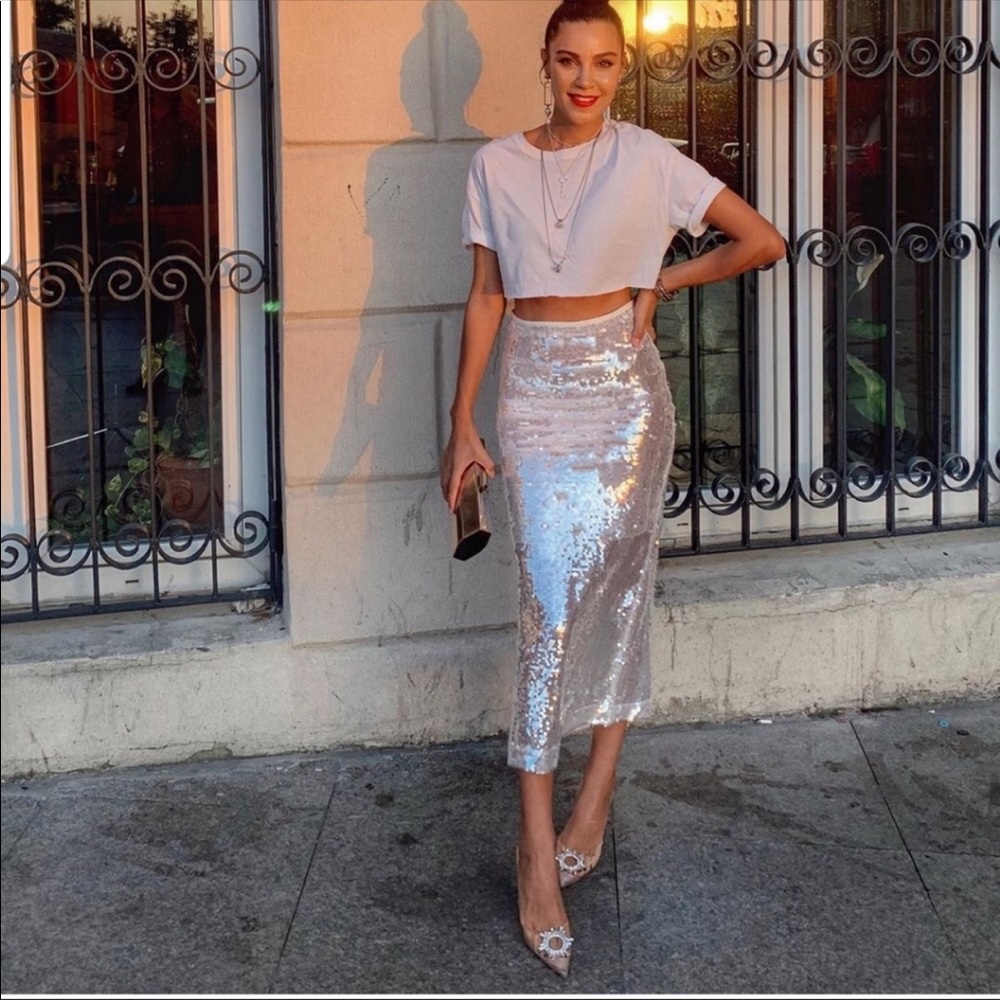 Zara sequins skirt - Picture 7 of 13